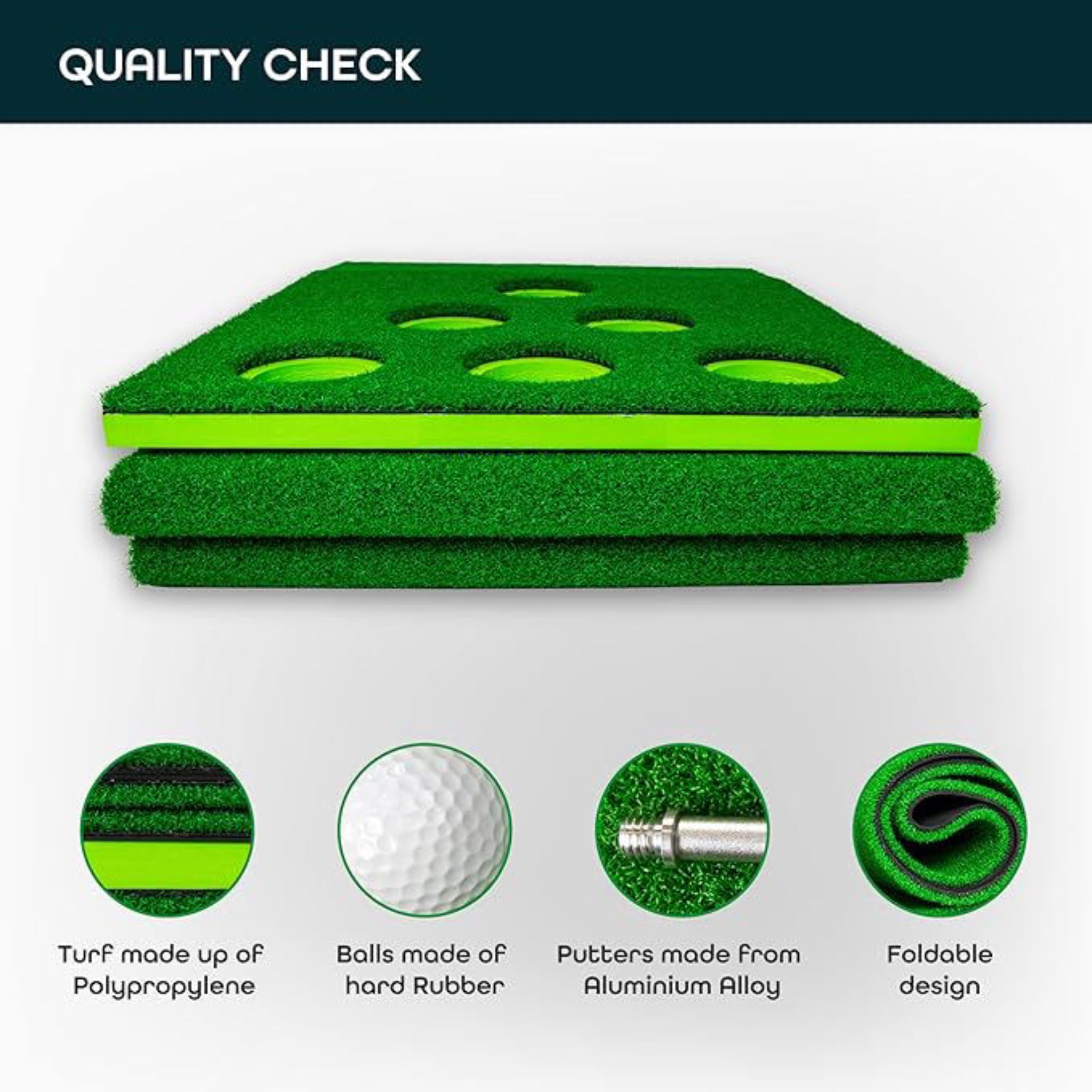 LuxePutt Executive Mini Golf Set